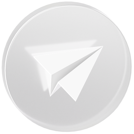 Free Telegram  3D Icon