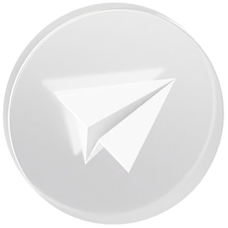 Free Telegram  3D Icon