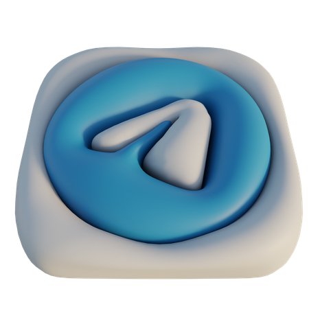 Free Telegram  3D Icon