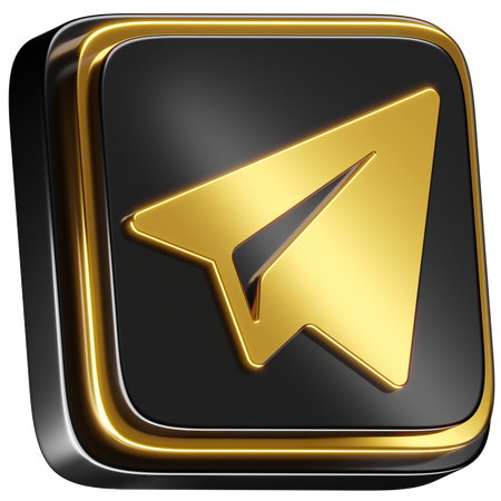 Free Telegram  3D Icon