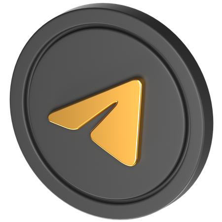 Free Telegram  3D Icon