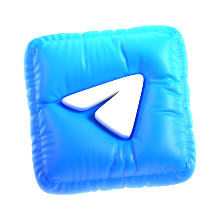 Free Telegram  3D Icon