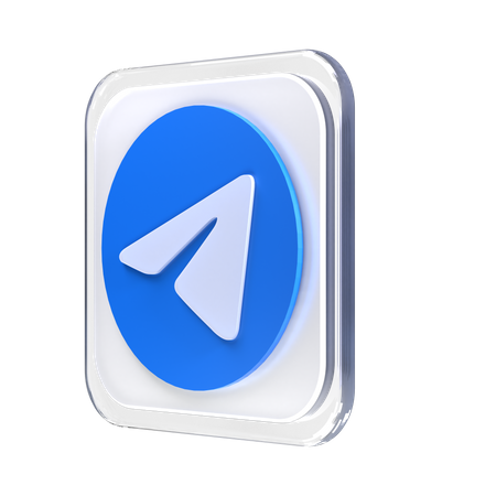 Free Telegram  3D Icon
