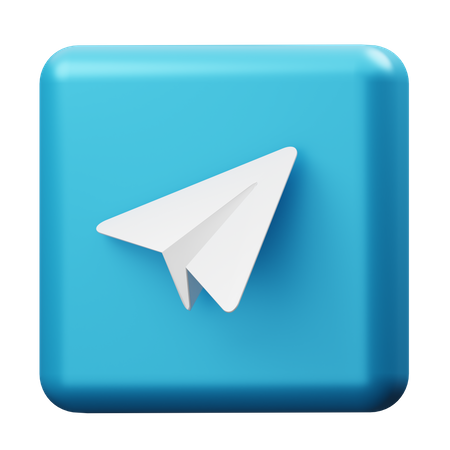 Free Telegrama  3D Logo