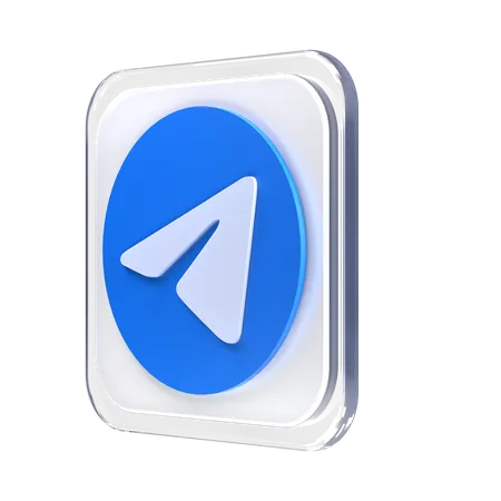 Free Telegrama  3D Logo