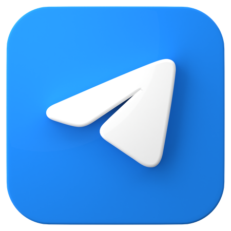 Free Telegramm  3D Icon