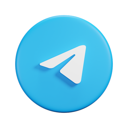 Free Telegramm  3D Icon