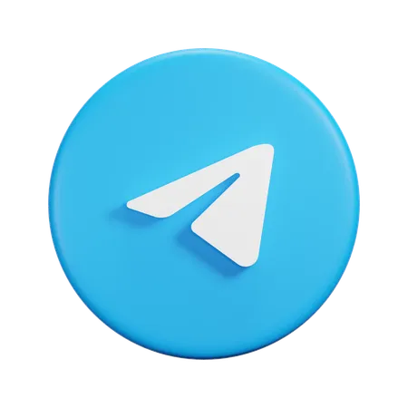 Free Telegramm  3D Icon