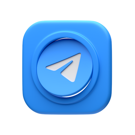 Free Telegramm  3D Icon