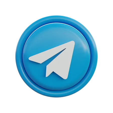 Free Telegramm  3D Icon