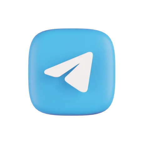 Free Telegramm  3D Icon
