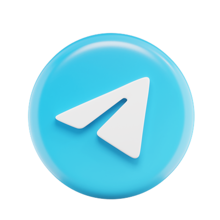 Free Telegramm  3D Icon