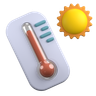 temperature 3d icon
