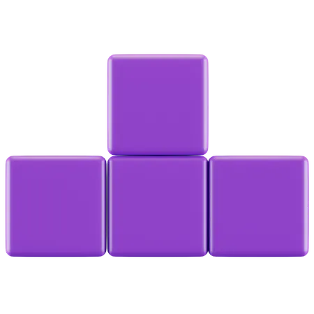 Free Tetris 3D Icon download in PNG, OBJ or Blend format