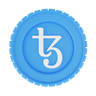 tezos symbol 3d images