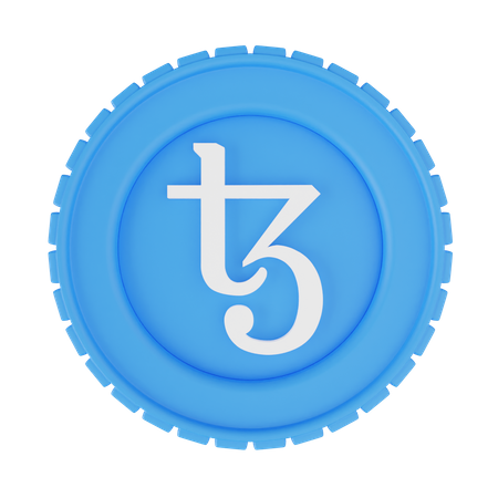 Free Tezos  3D Icon