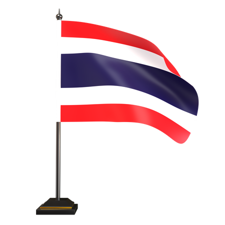 Free Thailand Flag  3D Illustration