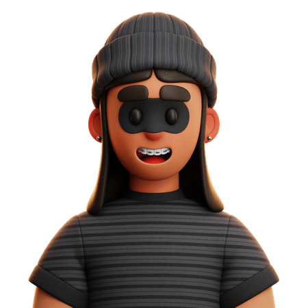 Free THIEF WITH T-SHIRT  3D Icon