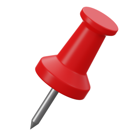 Free Thumbtack  3D Icon