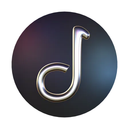 Free 3 D Icon Logo Tiktok 3D Icon