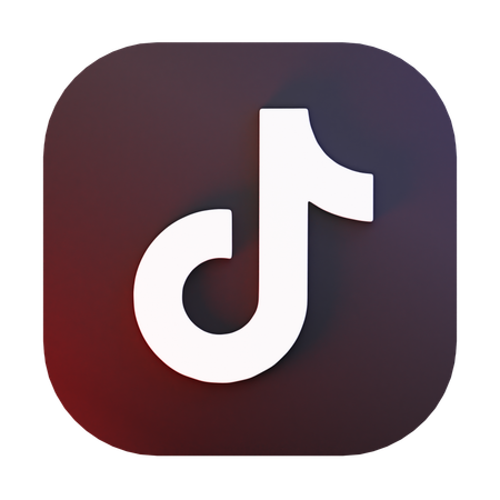 Free TikTok  3D Icon