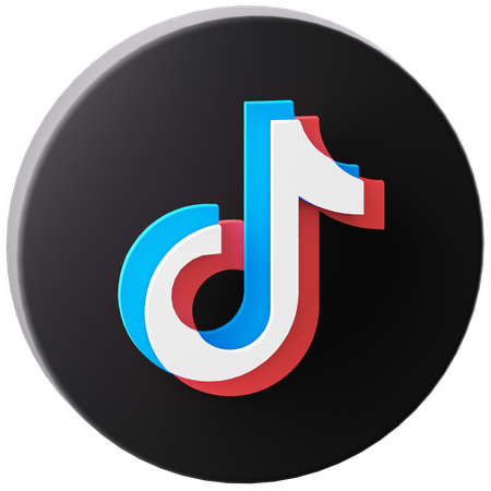 Free Tik Tok  3D Icon