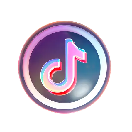 Free TikTok  3D Icon