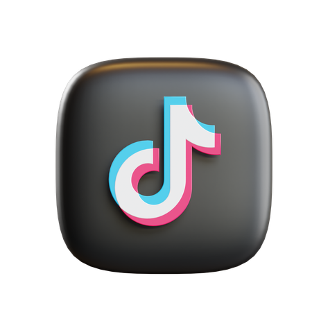 Free TikTok  3D Icon