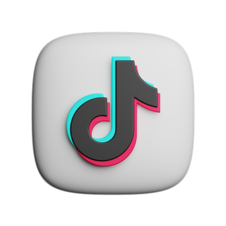 Free Tiktok  3D Icon