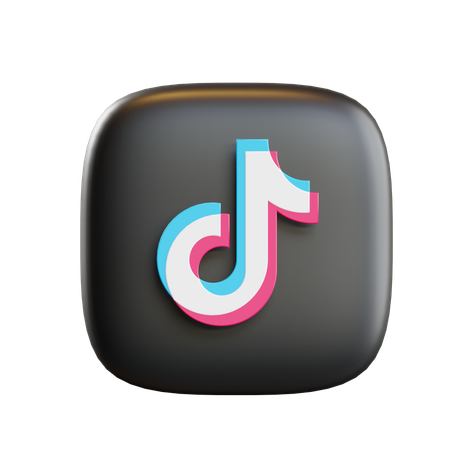 Free TikTok  3D Icon