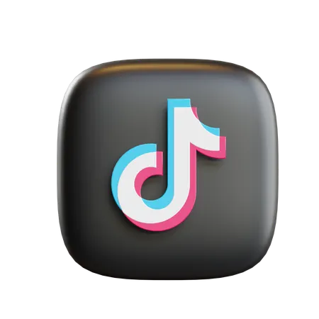 Free TikTok  3D Icon