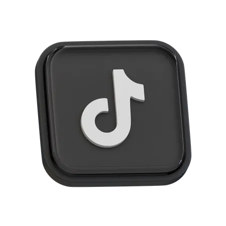 Free Tiktok  3D Icon