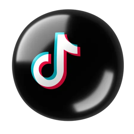 Free Tiktok  3D Icon