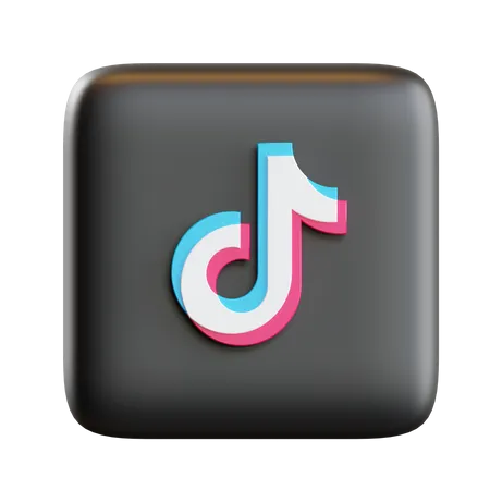 Free Tiktok  3D Icon