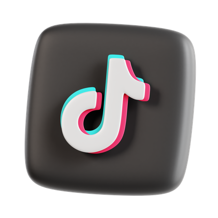 Free Tiktok  3D Icon