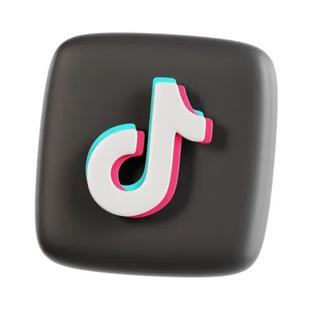 Free Tiktok  3D Icon