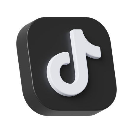 Free Tiktok  3D Icon