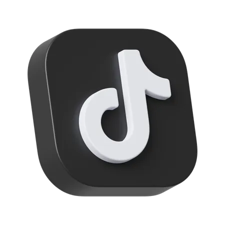 Free Tiktok  3D Icon