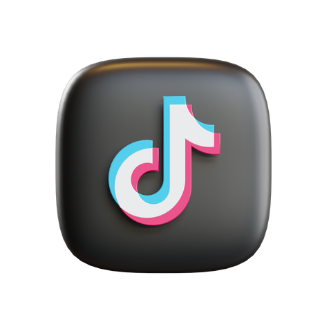 Free TikTok  3D Icon