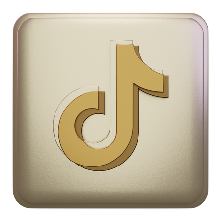 Free Tiktok  3D Icon