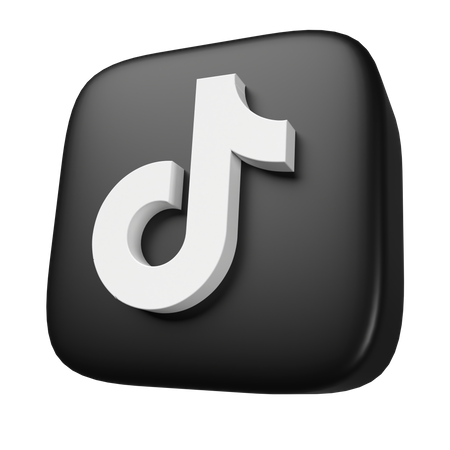 Free Tiktok  3D Icon