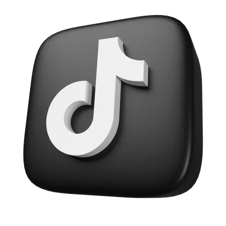 Free Tiktok  3D Icon