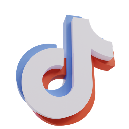 Free Tiktok  3D Icon