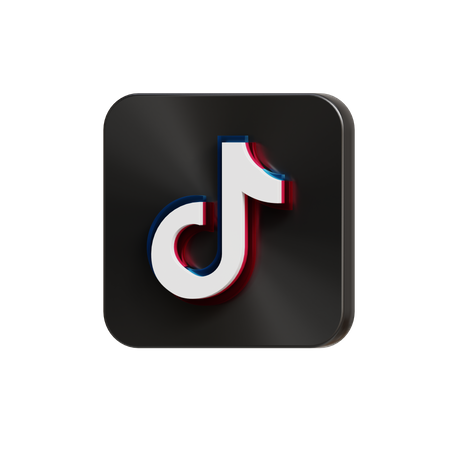 Free Tiktok  3D Icon