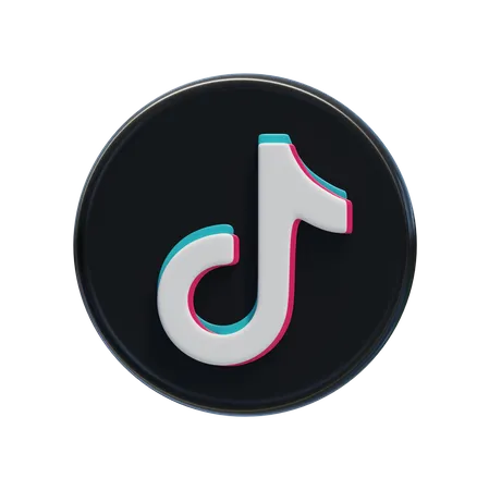 Free Tiktok  3D Icon