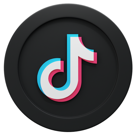 Free Tiktok  3D Icon