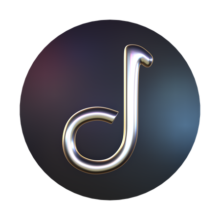 Free Tiktok  3D Icon