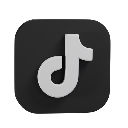 Free Tiktok  3D Icon