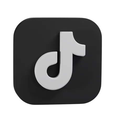 Free Tiktok  3D Icon