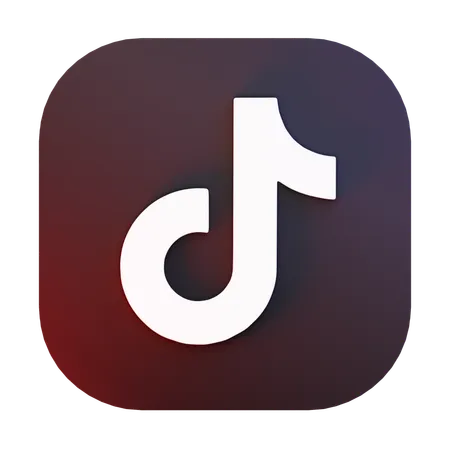 Free TikTok  3D Icon